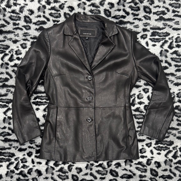 Jones New York Jackets & Blazers - Jones New York Authentic Leather Blazer Jacket